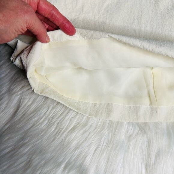 Zara Ecru Voluminous Bow Mini Skirt - Picture 5 of 6